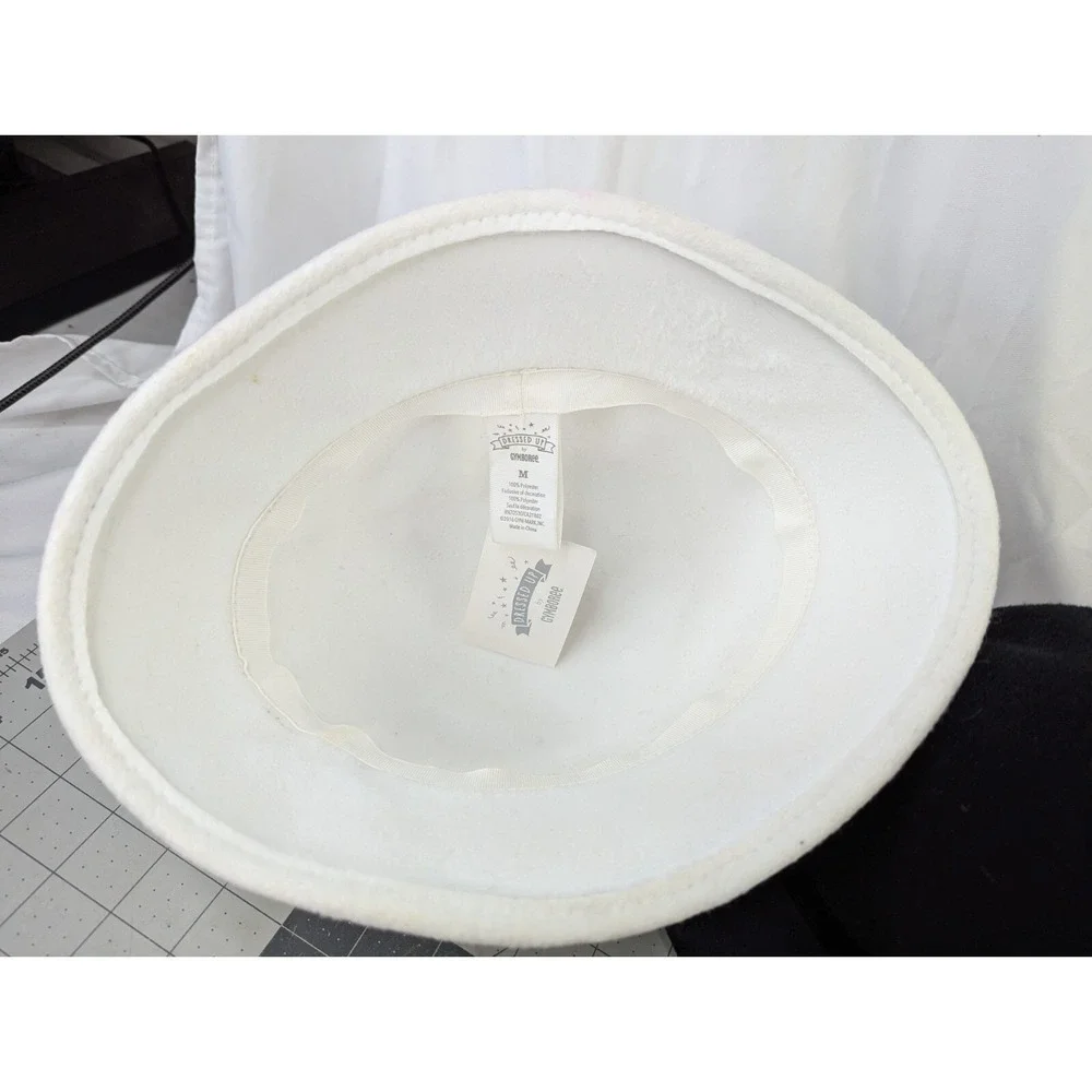 Gymboree Dressed Up Girls Hat Black White Lot Size M‎